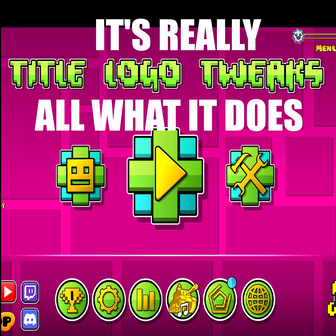 Logo for the mod Title Logo Tweaks