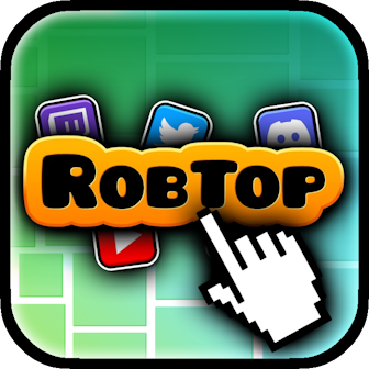 Logo for the mod Clean RobTop Socials