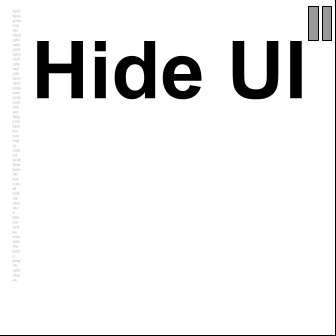 Logo for the mod Hide UI