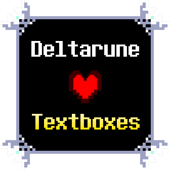Logo for the mod Deltarune Textboxes